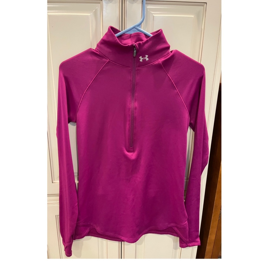 Under Armour Women's ColdGear ½ Zip, Thumb Holes